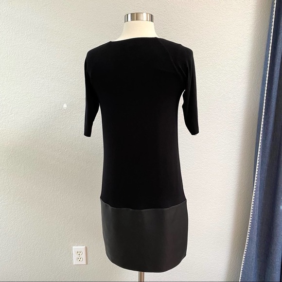 BAILEY 44 Black Vegan Leather Mini Dress Size Small - Picture 4 of 11